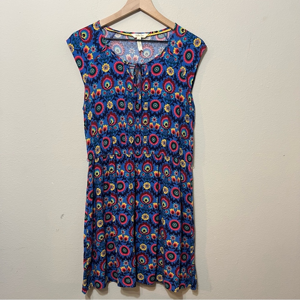 Matilda‎ Jane Splendid Blue Floral Dress Size large